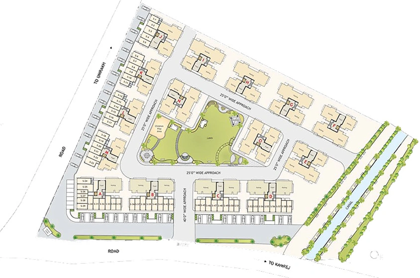 Master Plan of Avadh Sukan in Bardoli, Surat - Image 251489